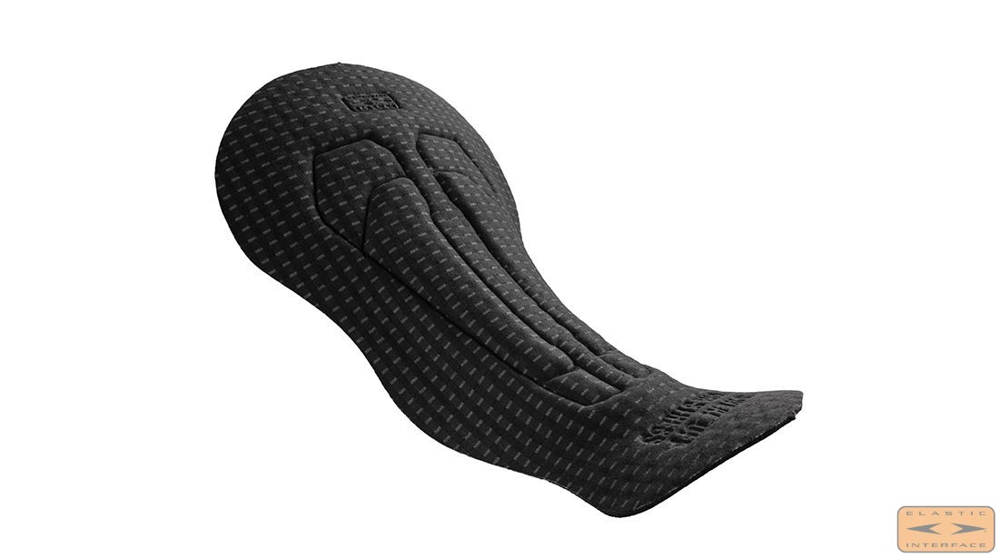 Fondello ciclismo Indoor INDOOR TURBO MEN <span style='color:#01b8c0;'>HYBRID</span> Elastic Interface